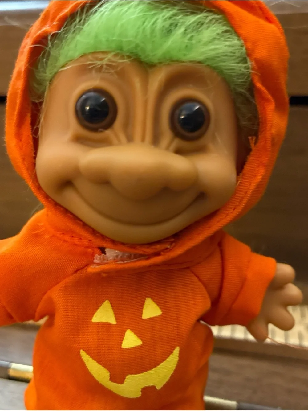 Vintage Troll Doll Halloween Costume Pumpkin Outfit 5.5